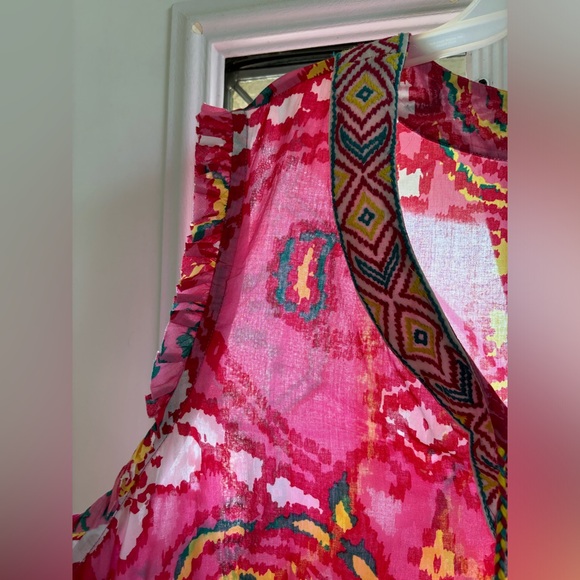 Naudic colorful midi dress 👗 or cover-up - Picture 6 of 17